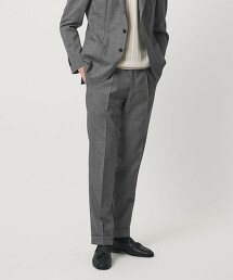 千鳥格花紋1打摺西裝褲 R-MODEL