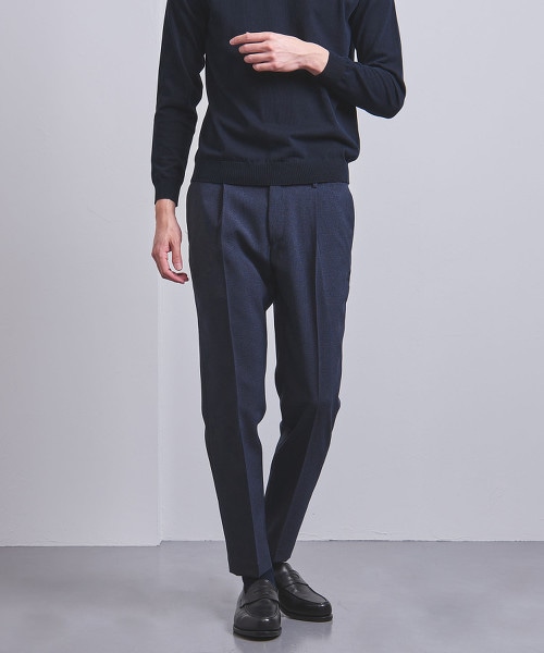 □<UNITED ARROWS> CTY 格紋 1P 輕便褲