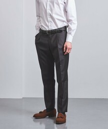 ＜UNITED ARROWS＞ REDA 格倫格紋 1摺 西裝褲 OUTLET商品