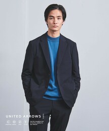 緹花單排2釦彈性抗皺西裝外套 COZY 防潑水