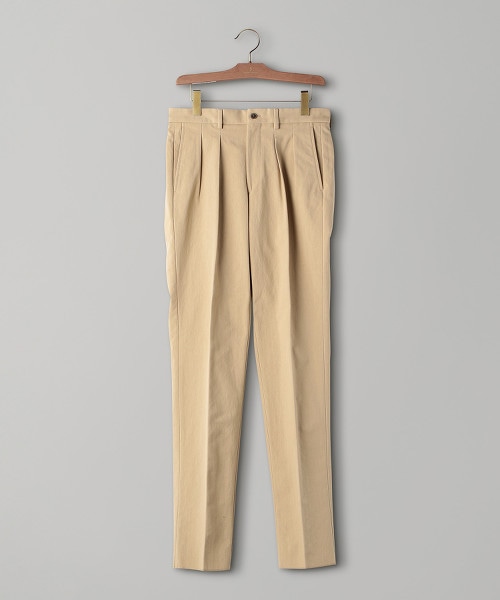 <UNITED ARROWS>尼龍牛津 2P 錐形褲