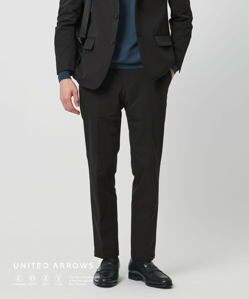 雙層織物無摺西裝褲 UA COZY 2WAY彈性 防潑水