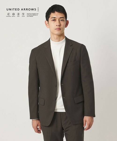 機能斜紋單排2釦西裝外套 UA COZY 橫向彈性