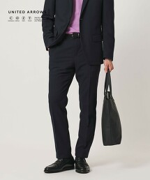 機能斜紋無摺錐形西裝褲 UA COZY 橫向彈性