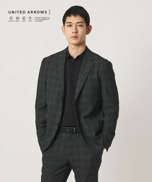格倫格紋單排釦2鈕扣西裝外套 UA COZY 2WAY彈性