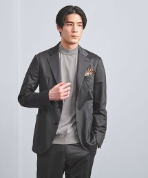 防潑水 別丁布料單排3釦西裝外套 COMFORT EASY-MODEL