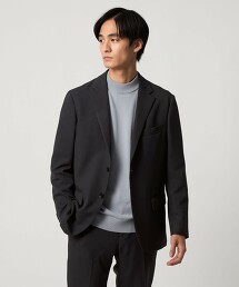 TECH 斜紋單排2釦西裝外套  UA COZY 防穿著皺