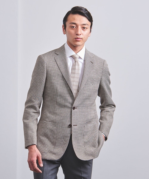 <UNITED ARROWS> BREEZY 千鳥格 3B 西裝外套