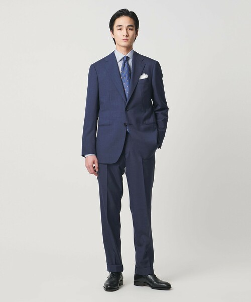 Vitale Barberis Canonico 千鳥格花紋單排3釦西裝 MC-MODEL