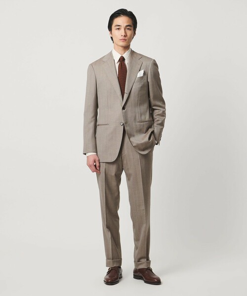 Vitale Barberis Canonico 人字呢單排3釦西裝 MC-MODEL 防潑水