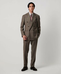 Vitale Barberis Canonico 輕盈法蘭絨雙排6釦西裝 MC‐MODEL 防潑水