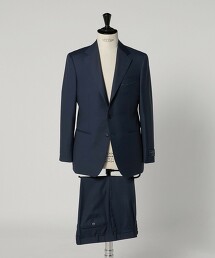 Vitale Barberis Canonico 斜紋單排3鈕扣西裝 防潑水 MC-MODEL