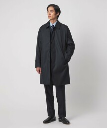 防潑水別丁布料巴爾瑪肯領大衣