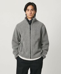 都會風毛絨拉鍊短外套