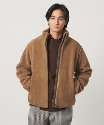 都會風毛絨拉鍊短外套