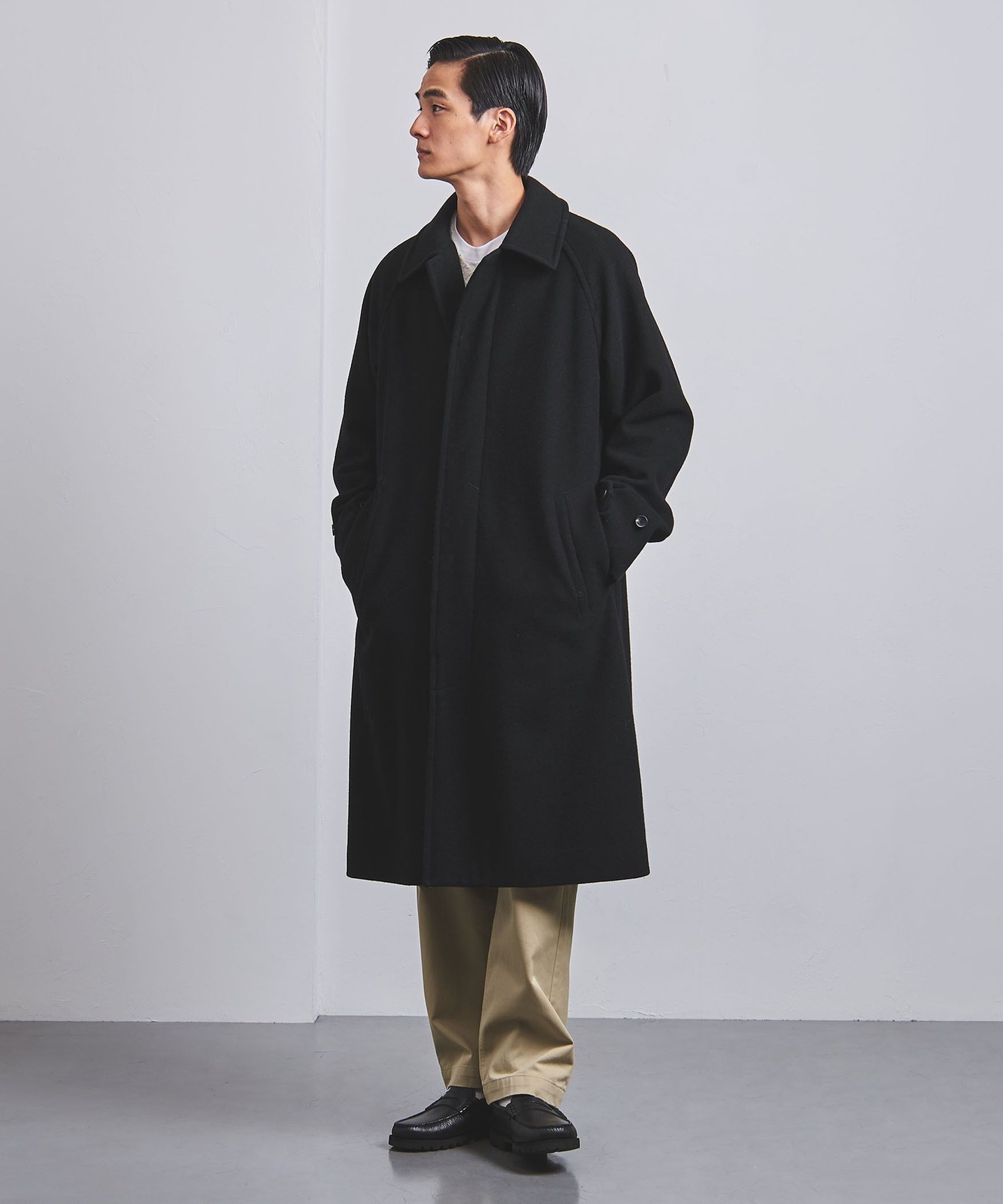 JUHA OVERSIZED BALMACAAN COAT-