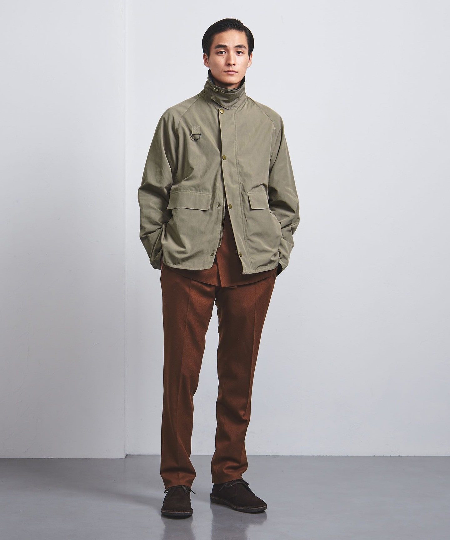 柔らかな質感の Barbour UNITED ARROWS 【別注】 HOMESPUN SPEY