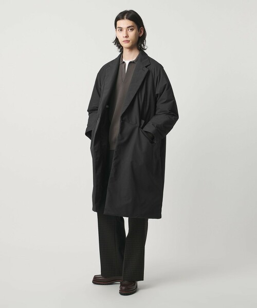 ADS 防潑水羽絨長袍大衣