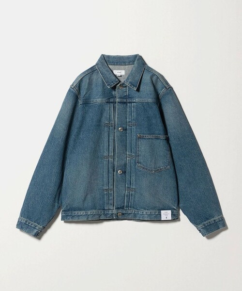 ＜HYKE＞ DENIM JACKET TYPE 1Used Wash Blue 牛仔外套 日本製