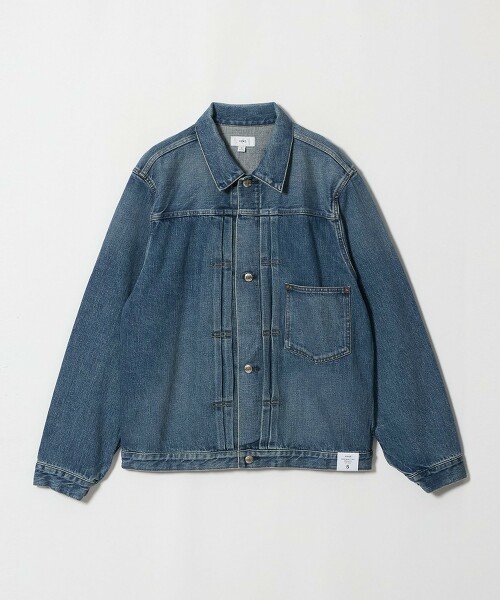 ＜HYKE＞仿舊水洗丹寧外套 TYPE 1 日本製