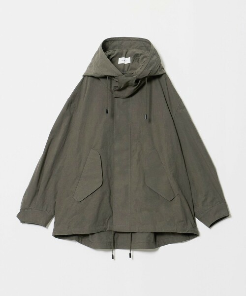 ＜THE RERACS＞皇家帆布連帽軍裝大衣 日本製