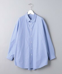 ＜ATON＞ 寬版 長袖 襯衫 日本製