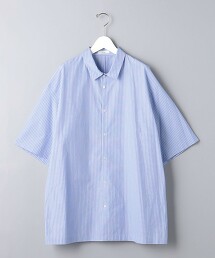 ＜ATON＞ 直條紋寬版襯衫 日本製