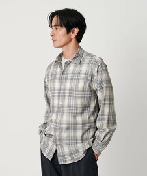 尾州格紋標準領襯衫 FORM TAPERD型 日本製