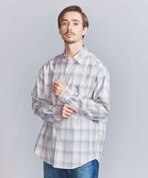 尾州 漸層格紋 標準錐形襯衫 日本製