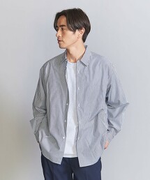 透明 直條紋 標準版型 錐形襯衫