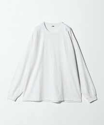 ＜H＞混合棉圓筒長袖上衣 日本製