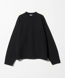 ＜H＞Oni 米粒織紋短版圓領上衣 日本製