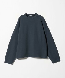 ＜H＞Oni 米粒織紋短版圓領上衣 日本製
