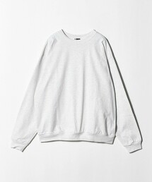 ＜H＞厚磅混和棉圓領衛衣 日本製