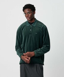 ＜LACOSTE for BEAUTY&YOUTH＞ 天鵝絨POLO衫 日本製