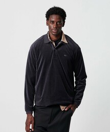＜LACOSTE for BEAUTY&YOUTH＞ 天鵝絨POLO衫 日本製