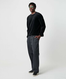 ＜LACOSTE for BEAUTY&YOUTH＞ 天鵝絨長袖T恤 日本製