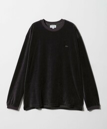 ＜LACOSTE for BEAUTY&YOUTH＞ 天鵝絨長袖T恤 日本製