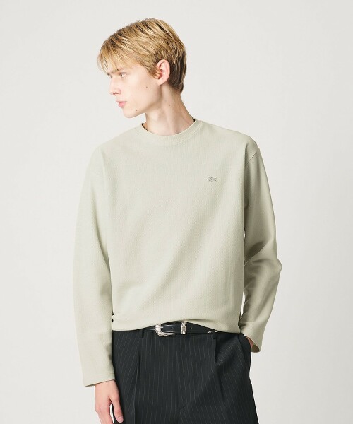 ＜LACOSTE for BEAUTY&YOUTH＞ 同色系長袖上衣 日本製