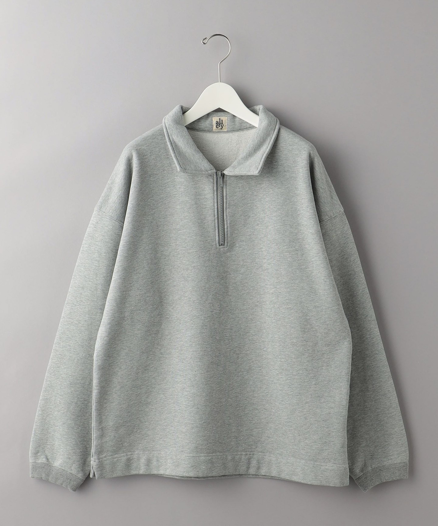 【特別訂製】 ＜allery＞ HALF ZIP SWEAT/衛衣｜allery｜UNITED