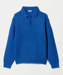 泡泡針織2釦POLO衫