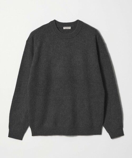 磨毛氂牛圓領針織