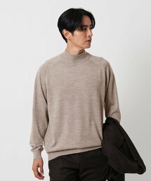 SUPER130 可水洗羊毛高領針織