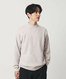 混喀什米爾羊毛 微高領針織