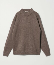 混喀什米爾羊毛 微高領針織