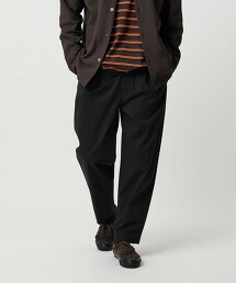 防潑水工作風打摺彈性輕便褲