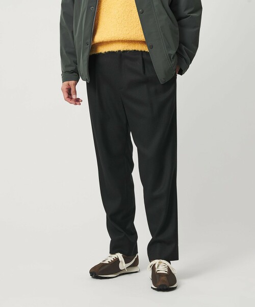 法蘭絨輕便錐形褲