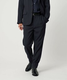 細斜紋打摺錐形褲