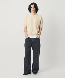 ＜H＞5口袋牛仔喇叭褲 日本製