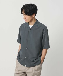 柔滑壓線開領襯衫 FORM型